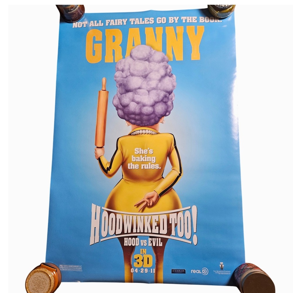 Hoodwinked Too! Hood vs. Evil 2011 Original Teaser Movie Poster 27x40 D/S